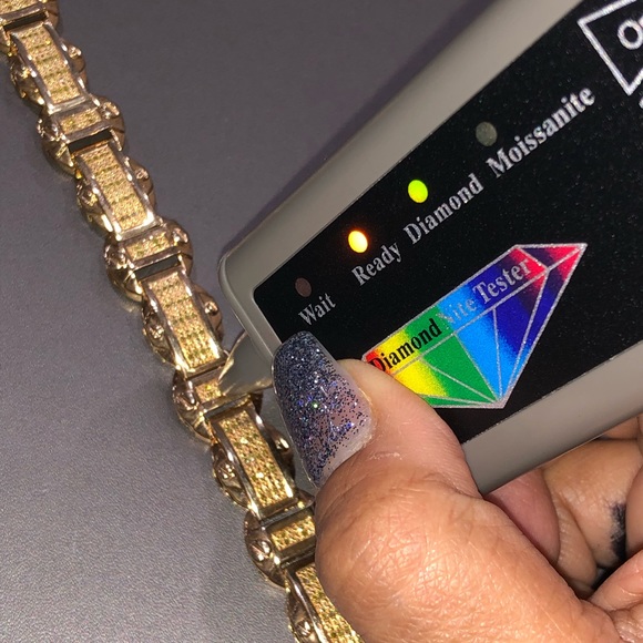 Real diamond custom made men bracelet unbeatable NOT CZ not fake best gift SALE - Picture 4 of 10